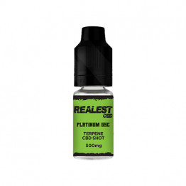 Realest CBD 500mg Terpene Infused CBD Booster Shot 10ml (BUY 1 GET 1 FREE) - Flavour: Platinum GSC