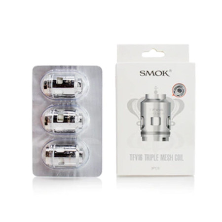 Smok TFV16 Mesh Coils Single / Dual / Triple - Resistance: Triple Mesh Coils