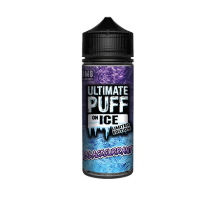 Ultimate Puff On Ice 0mg 100ml Shortfill (70VG/30PG) - Flavour: Blackcurrant