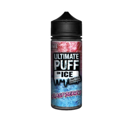 Ultimate Puff On Ice 0mg 100ml Shortfill (70VG/30PG) - Flavour: Raspberry