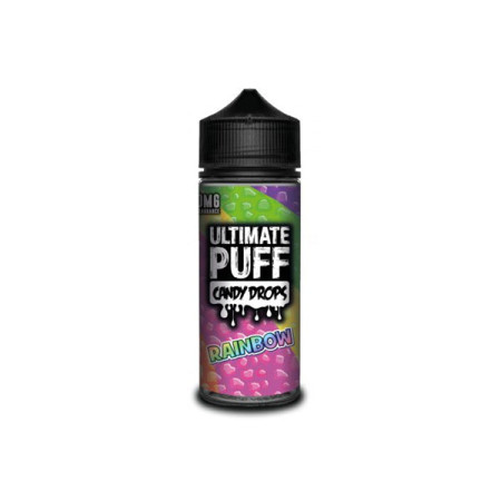 Ultimate Puff Candy Drops 0mg 100ml Shortfill (70VG/30PG) - Flavour: Rainbow