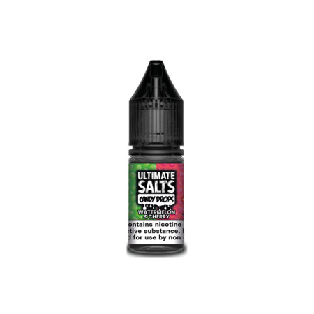 20MG Ultimate Puff Salts Candy Drops 10ML Flavoured Nic Salts - Flavour: Watermelon & Cherry