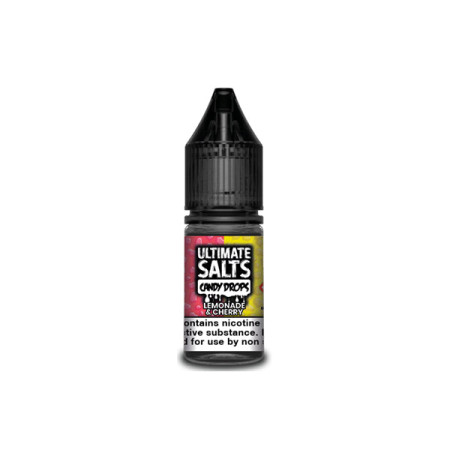 20MG Ultimate Puff Salts Candy Drops 10ML Flavoured Nic Salts - Flavour: Lemonade & Cherry