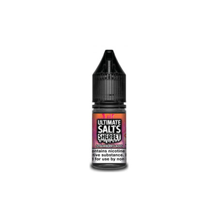 20MG Ultimate Puff Salts Sherbet 10ML Flavoured Nic Salts (50VG/50PG) - Flavour: Strawberry Laces