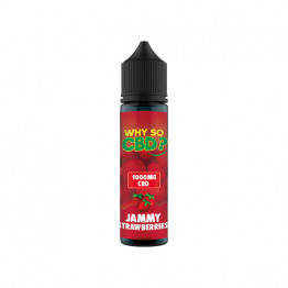 Why So CBD? 1000mg Full Spectrum CBD E-liquid 60ml - Flavour: Jammy Strawberries