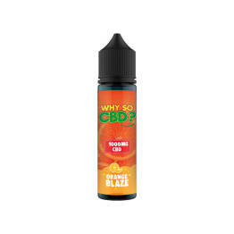 Why So CBD? 1000mg Full Spectrum CBD E-liquid 60ml - Flavour: Orange Blaze