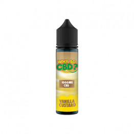 Why So CBD? 1000mg Full Spectrum CBD E-liquid 60ml - Flavour: Vanilla Custard