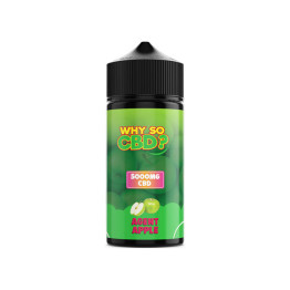 Why So CBD? 5000mg Full Spectrum CBD E-liquid 120ml - Flavour: Agent Apple