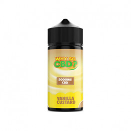 Why So CBD? 5000mg Full Spectrum CBD E-liquid 120ml - Flavour: Vanilla Custard