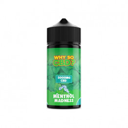 Why So CBD? 5000mg Full Spectrum CBD E-liquid 120ml - Flavour: Menthol Madness