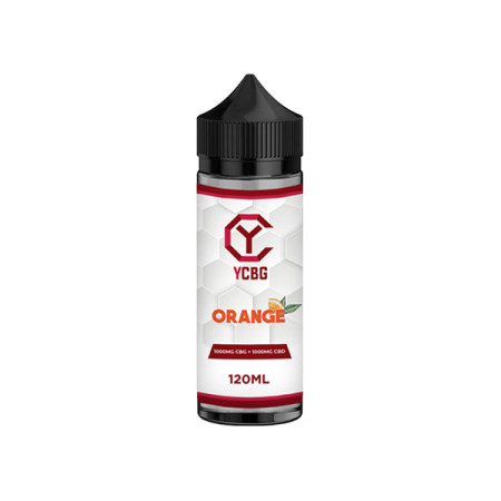 yCBG 1000mg CBD + 1000mg CBG E-liquid 120ml (BUY 1 GET 1 FREE) - Flavour: Orange