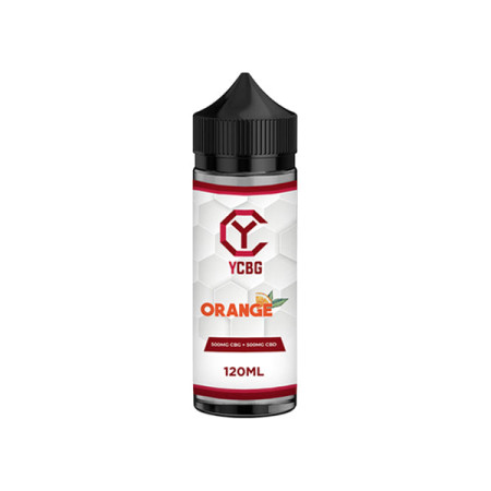 yCBG 500mg CBD + 500mg CBG E-liquid 120ml (BUY 1 GET 1 FREE) - Flavour: Orange