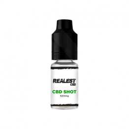 Realest CBD 500mg CBD E-Liquid Booster Shot 10ml (BUY 1 GET 1 FREE)