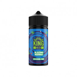 King CBD 2500mg CBD E-liquid 120ml (BUY 1 GET 1 FREE) - Flavour: Blazing Berries