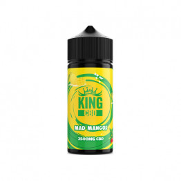 King CBD 2500mg CBD E-liquid 120ml (BUY 1 GET 1 FREE) - Flavour: Mad Mangos