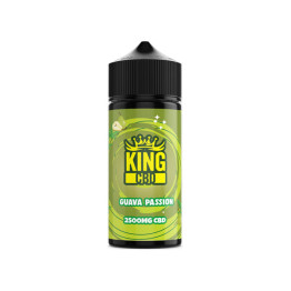 King CBD 2500mg CBD E-liquid 120ml (BUY 1 GET 1 FREE) - Flavour: Guava Passion