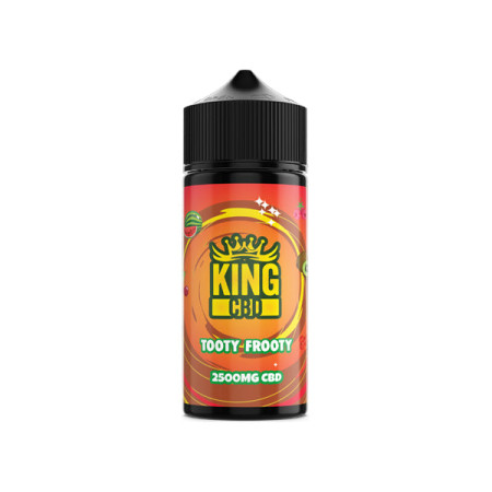 King CBD 2500mg CBD E-liquid 120ml (BUY 1 GET 1 FREE) - Flavour: Tooty Frooty