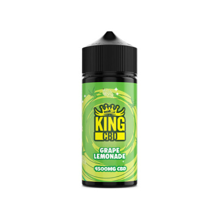 King CBD 4500mg CBD E-liquid 120ml (BUY 1 GET 1 FREE) - Flavour: Grape Lemonade