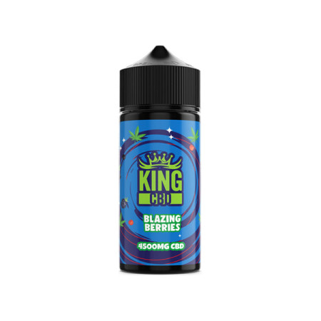 King CBD 4500mg CBD E-liquid 120ml (BUY 1 GET 1 FREE) - Flavour: Blazing Berries