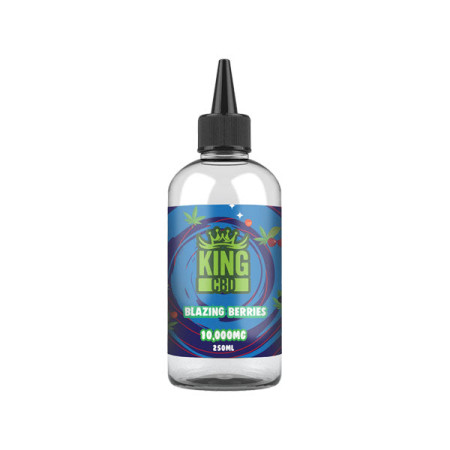 King CBD 10,000mg CBD E-liquid 250ml (BUY 1 GET 1 FREE) - Flavour: Blazing Berries