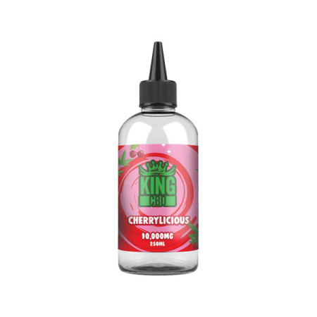 King CBD 10,000mg CBD E-liquid 250ml (BUY 1 GET 1 FREE) - Flavour: Cherrylicious