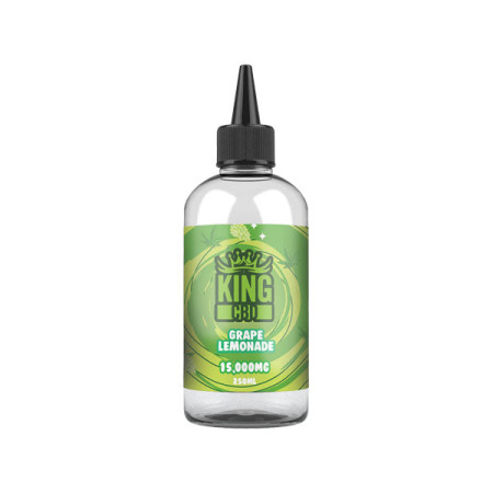 King CBD 15,000mg CBD E-liquid 250ml (BUY 1 GET 1 FREE) - Flavour: Grape Lemonade