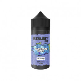 Realest CBD 1500mg Broad Spectrum CBD E-Liquid 100ml (BUY 1 GET 1 FREE) - Flavour: Blue Razz Candy