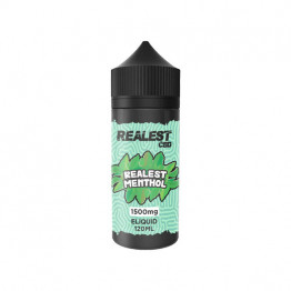 Realest CBD 1500mg Broad Spectrum CBD E-Liquid 100ml (BUY 1 GET 1 FREE) - Flavour: Realest Menthol