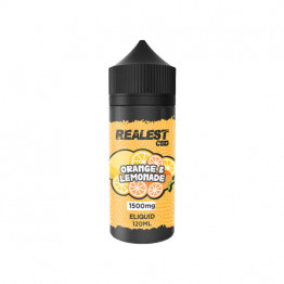 Realest CBD 1500mg Broad Spectrum CBD E-Liquid 100ml (BUY 1 GET 1 FREE) - Flavour: Orange & Lemonade