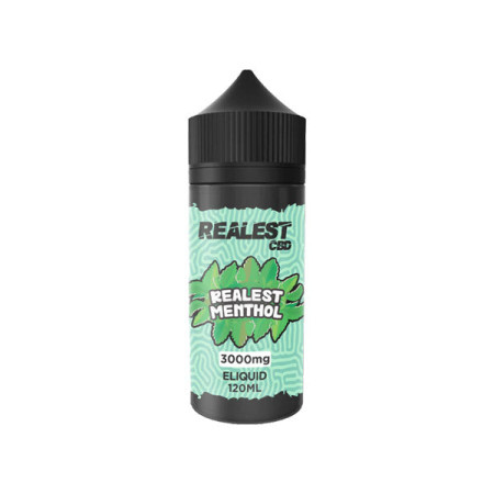 Realest CBD 3000mg Broad Spectrum CBD E-Liquid 100ml (BUY 1 GET 1 FREE) - Flavour: Realest Menthol