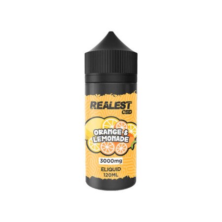 Realest CBD 3000mg Broad Spectrum CBD E-Liquid 100ml (BUY 1 GET 1 FREE) - Flavour: Orange & Lemonade