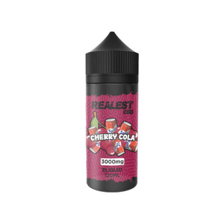 Realest CBD 3000mg Broad Spectrum CBD E-Liquid 100ml (BUY 1 GET 1 FREE) - Flavour: Cherry Cola