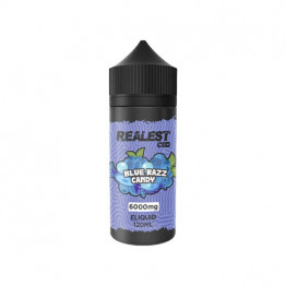 Realest CBD 6000mg Broad Spectrum CBD E-Liquid 100ml (BUY 1 GET 1 FREE) - Flavour: Blue Razz Candy