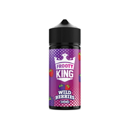 Frooty King 100ml Shortfill 0mg (70VG/30PG) - Flavour: Wild Berries