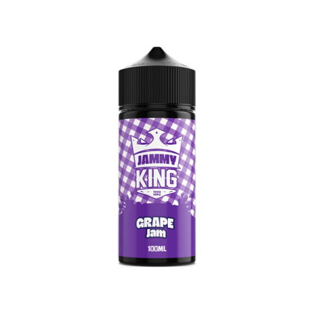 Jammy King 100ml Shortfill 0mg (70VG/30PG) - Flavour: Grape Jam