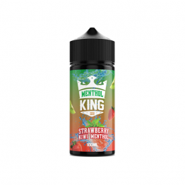 Menthol King 100ml Shortfill 0mg (70VG/30PG) - Flavour: Strawberry Kiwi Menthol