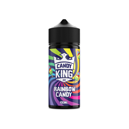 Candy King 100ml Shortfill 0mg (70VG/30PG) - Flavour: Rainbow Candy