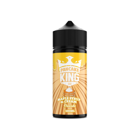 Pancake King 100ml Shortfill 0mg (70VG/30PG) - Flavour: Maple Syrup & Cream Pancake