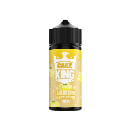 Cake King 100ml Shortfill 0mg (70VG/30PG) - Flavour: Lemon Drizzle Cake