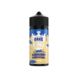 Cake King 100ml Shortfill 0mg (70VG/30PG) - Flavour: Blueberry Cheesecake