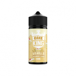 Cake King 100ml Shortfill 0mg (70VG/30PG) - Flavour: Vanilla Sponge Cake