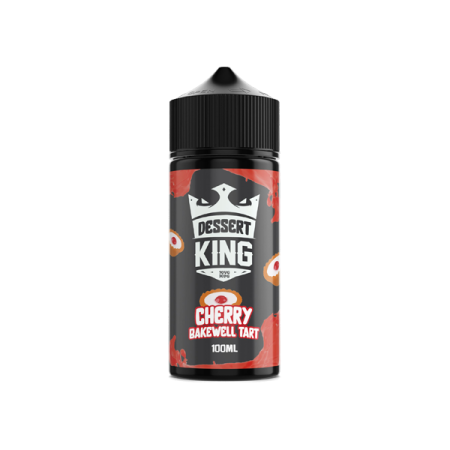 Dessert King 100ml Shortfill 0mg (70VG/30PG) - Flavour: Cherry Bakewell Tart