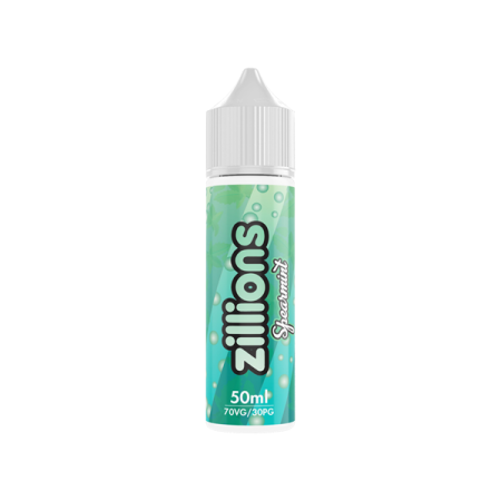 Zillions 50ml Shortfill 0mg (70VG/30PG) - Flavour: Spearmint & Quantity: x1