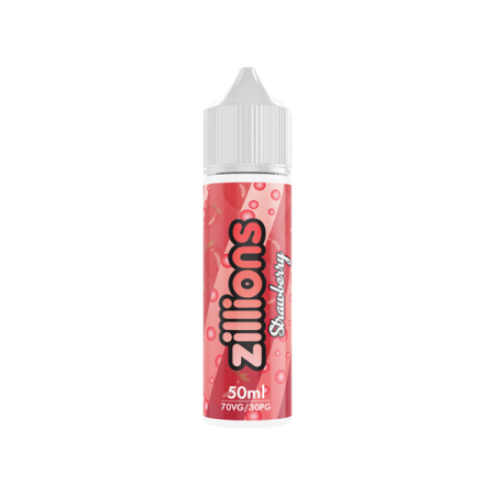 Zillions 50ml Shortfill 0mg (70VG/30PG) - Flavour: Strawberry & Quantity: x1