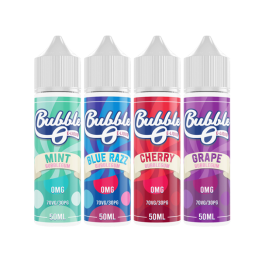 Bubble O 50ml Shortfill 0mg (70VG/30PG) - Flavour: Apple Bubblegum & Quantity: x1