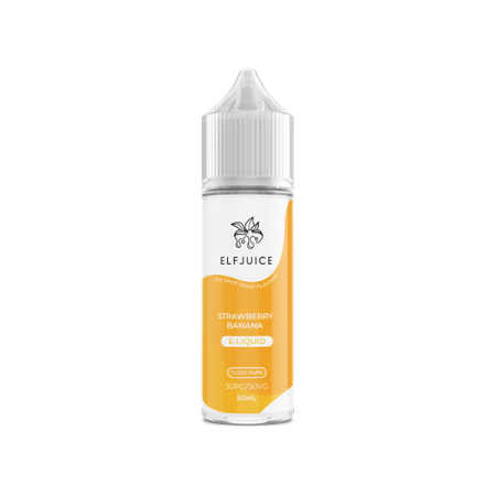 Elf Juice 50ml Shortfill 0mg (50VG/50PG) - Flavour: Strawberry Banana