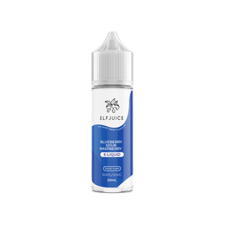 Elf Juice 50ml Shortfill 0mg (50VG/50PG) - Flavour: Blue Raspberry