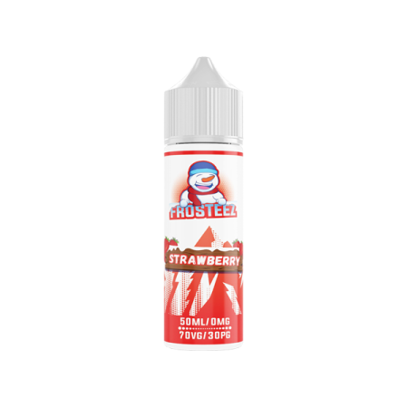 Frosteez 50ml Shortfill 0mg (70VG/30PG) - Flavour: Strawberry & Quantity: x10