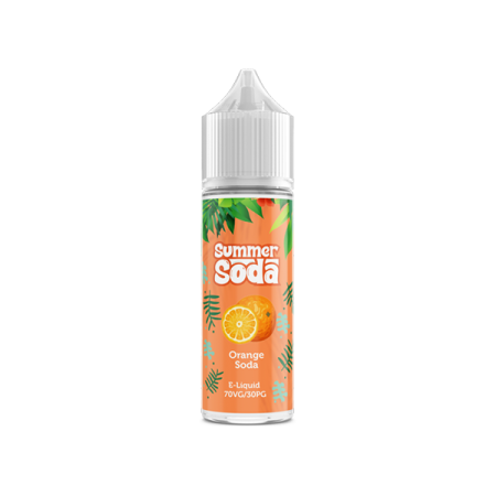 Summer Soda 50ml Shortfill 0mg (70VG/30PG) - Flavour: Orange Soda & Quantity: x1