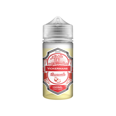 Vickermans Lemonade 100ml Shortfill 0mg (70VG/30PG) - Flavour: Apple N Watermelon Lemonade